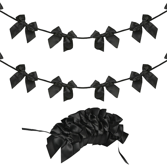 2 шт. тканевый бантовый подвесной баннер для украшения рождественской елки, настенный декор для дома