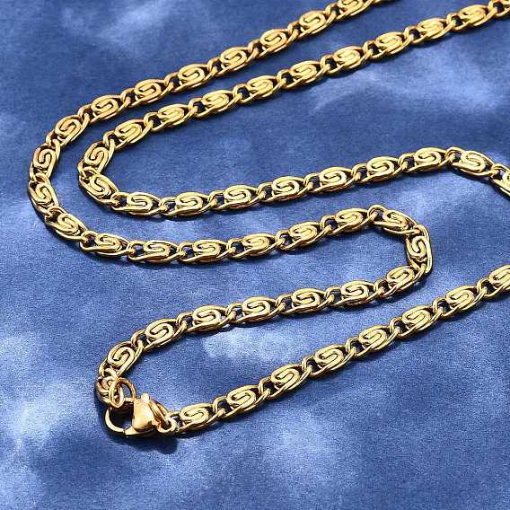 304 из нержавеющей стали lumachina цепи ожерелья