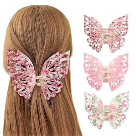 Plastic Claw Hair Clips, Hair Accessories for Women & Girls, Butterfly