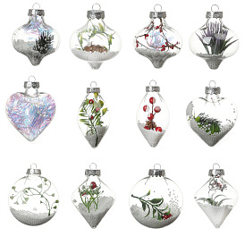 Transparent plastic ball hollow ball decoration pendant pet  ball holiday decoration creative hanging ball