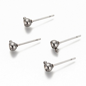 304 Настройки серьги из нержавеющей стали