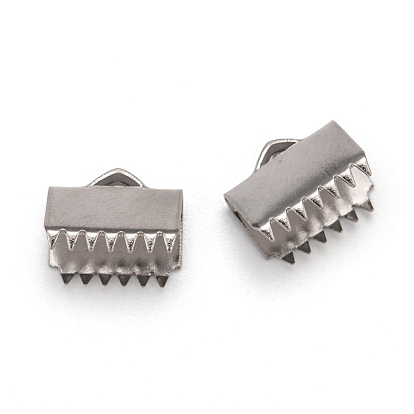 304 Stainless Steel Ribbon Crimp Ends