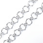 Alloy Bamboo Stick Link Chains, with Spool, Cadmium Free & Nickel Free & Lead Free, Unwelded