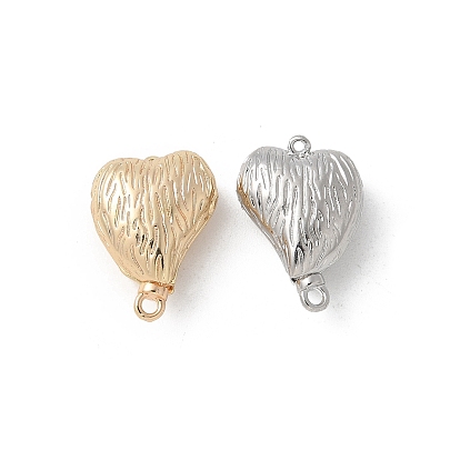 Латунь сердце коробка застежками, без кадмия, без никеля и без свинца, для изготовления ювелирных изделий DIY