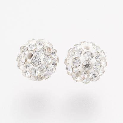 Чешский горный хрусталь бисера, pave disco бусины, полимерной глины, круглые