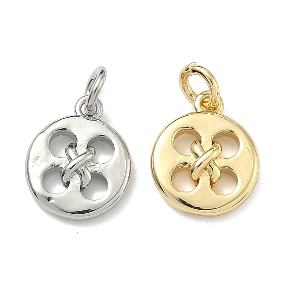 Латунные подвески, подвески-пуговицы, без кадмия и без свинца, стойки покрытие, долговечный