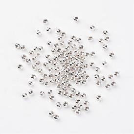 Fer perles d'entretoise, ronde, 4mm, Trou: 1.5mm