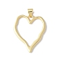 Латунные подвески, сердце прелести, долговечный, без кадмия и без свинца, стойки покрытие