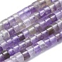 Natürlichen Amethyst Perlen Stränge, Flache Runde / Scheibe