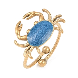 Регулируемые 304 эмалированные открытые манжеты из нержавеющей стали, краб