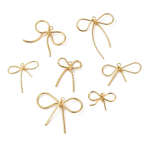 Латунные подвески, бантом