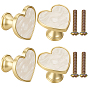Heart Zinc Alloy Drawer Handles, Cabinets Handles, Doorknob Accessories, with Screw