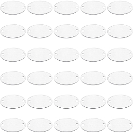 Пустые алюминиевые пластины, овальная с 2 отверстиями