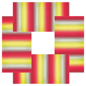 Виниловые наклейки с картинками, самоклеящиеся этикетки, для чашки, чемодан, планировщик и рефигератор декора, прямоугольник с узором в полоску