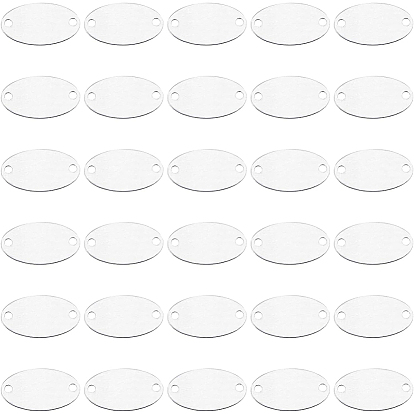 Пустые алюминиевые пластины, овальная с 2 отверстиями