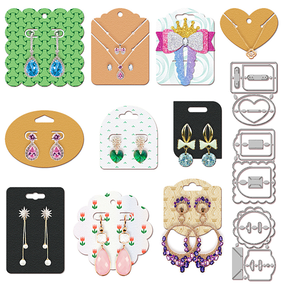 Трафареты для резки сережек из углеродистой стали, для diy scrapbooking, Фотоальбом, декоративная бумага для тиснения, цвет нержавеющей стали