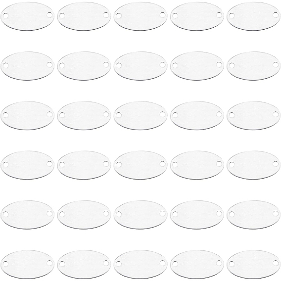 Пустые алюминиевые пластины, овальная с 2 отверстиями