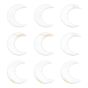 Natural Freshwater Shell Beads, Double Horn/Crescent Moon