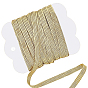 10 Yards Flat Elastic Cord/Band, with Rubber Inside, Webbing Garment Sewing Accessories, with 1Pc Display Card
