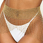 Summer Beach Plastic Mesh Tassel Skirt Body Chains for Sexy Bikini
