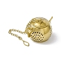 Teapot Shape Loose Tea Infuser, with Chain & Hook, 304 Stainless Steel Mesh Tea Ball Strainer