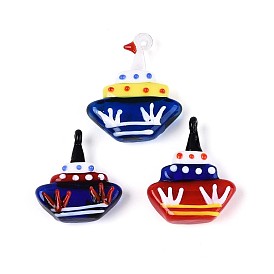 Подвески лэмпворк ручной работы, торт