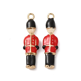 Подвески из эмали и сплава, солдатские прелести, красные