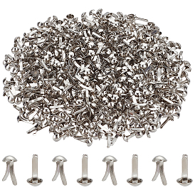 1000шт железные штифты, скрапбукинга, Фотоальбом, украшение свадебных принадлежностей, детские куклы, бумажные карточки diy