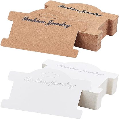 2 Colors Cardboard Display Cards, Used For Necklace