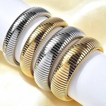 304 эластичные браслеты из нержавеющей стали для женщин и мужчин
