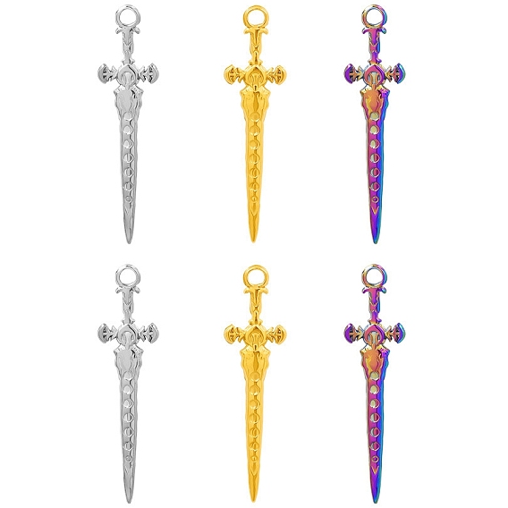 304 подвески из нержавеющей стали, очарование меча
