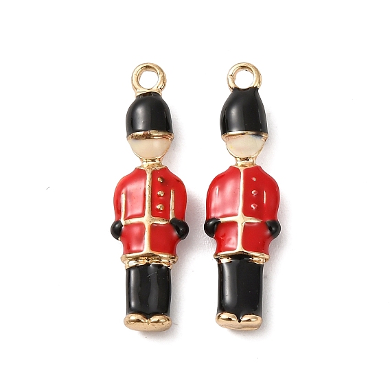 Подвески из эмали и сплава, солдатские прелести, красные