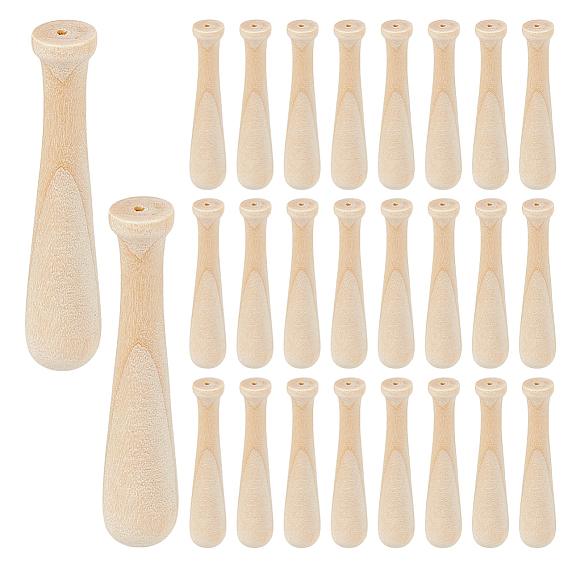 100шт. деревянные украшения в виде бейсбольных бит, украшения для дома