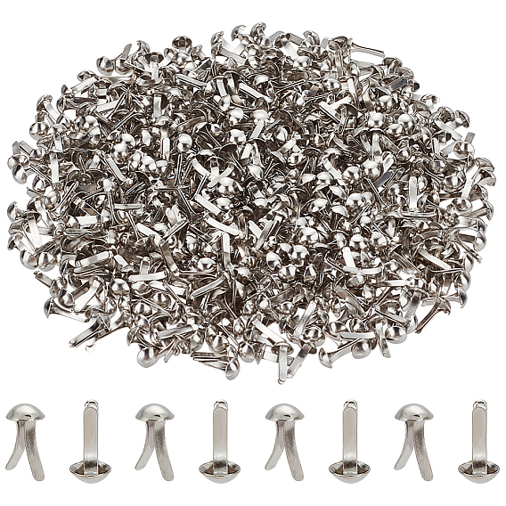 1000шт железные штифты, скрапбукинга, Фотоальбом, украшение свадебных принадлежностей, детские куклы, бумажные карточки diy