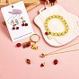 18Pcs Mixed Enamel Fruits Charms Pendant Imitation Fruit Charm Colorful Alloy Enamel Pendant for Jewelry Necklace Bracelet Earring Making Crafts