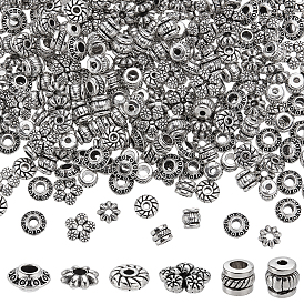 300 шт 6 стиль бусины-распорки сплава тибетского стиля, без кадмия и без свинца
