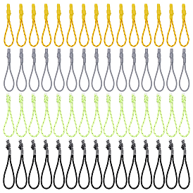 60шт. 4 варианты исполнения: термоусадочная трубка из пластика и полиэстера, тяговый тросик, замена бегунка молнии для рюкзаков, жакеты, багаж, кошельки, сумки, толстовка