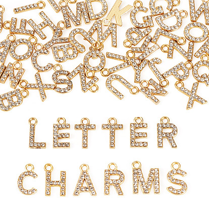 2 наборы подвесок из сплава со стразами, Письмо ~ Z