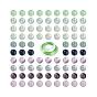 DIY Natural Fluorite Beads Jewelry Set Making, Bracelet & Necklace, with Strong Stretchy Beading Thread