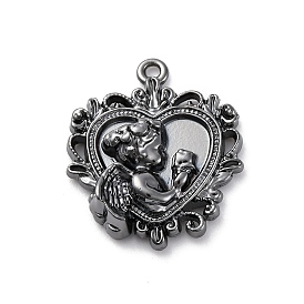 Стойки подвески обшивки сплава, Сердце с ангелом