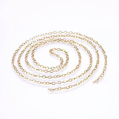 304 кабельные цепи из нержавеющей стали, пайки, Плоско-овальные