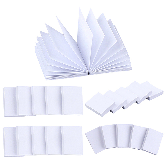 Декорации в виде миниатюрных бумажных книг, аксессуары для оформления микроландшафта