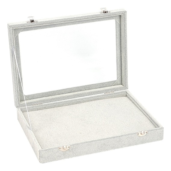 Velvet Box, with Snap Buttons, Rectangle