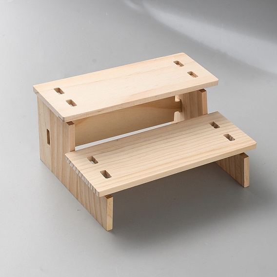 Soporte de exhibición para maquetas de madera ensambladas, Rectángulo