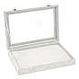 Velvet Box, with Snap Buttons, Rectangle