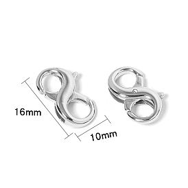 Stainless Steel Double-head Lobster Claw Clasps