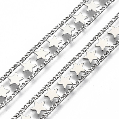 Латунные двухрядные бордюрные цепи, долговечный, звезда, несварные