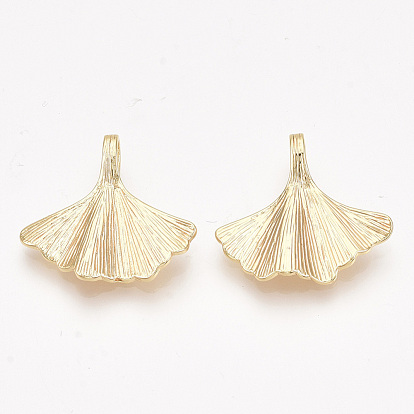 Brass Pendants, Nickel Free, Leaf