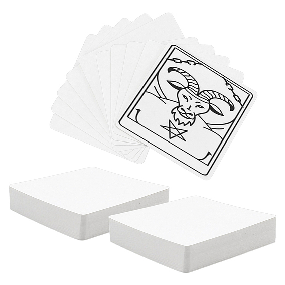 Квадратные бумажные пустые поздравительные открытки, открытка