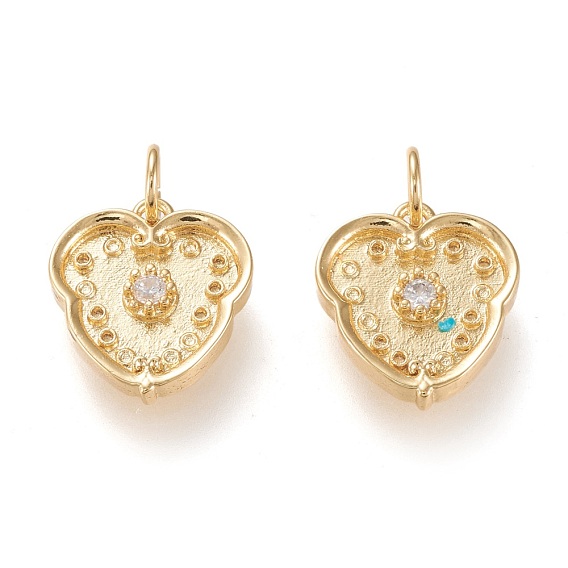 Латунные микропаве прозрачные кубические циркониевые подвески, долговечный, цветок